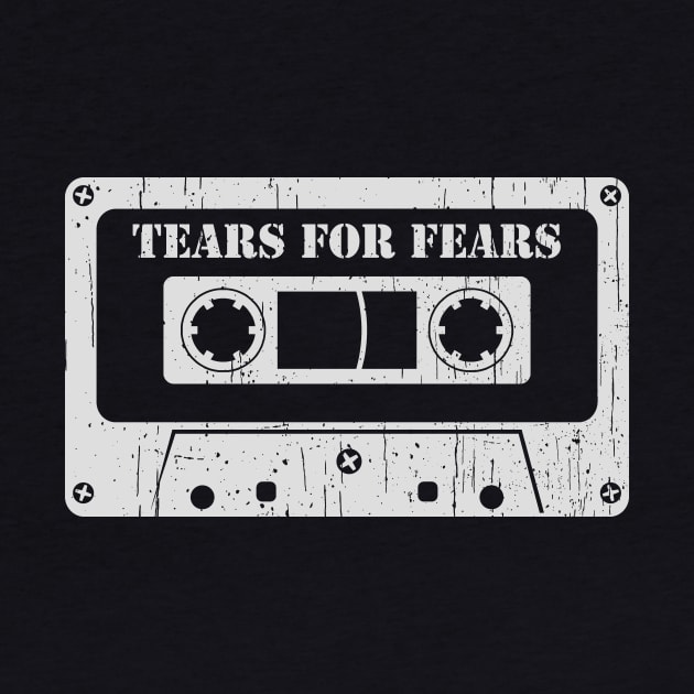 Tears For Fears - Vintage Cassette White by FeelgoodShirt